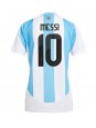 Argentinien Lionel Messi #10 Heimtrikot für Frauen Copa America 2024 Kurzarm